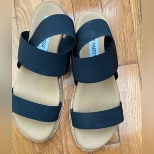 Steve Madden Black Sandals